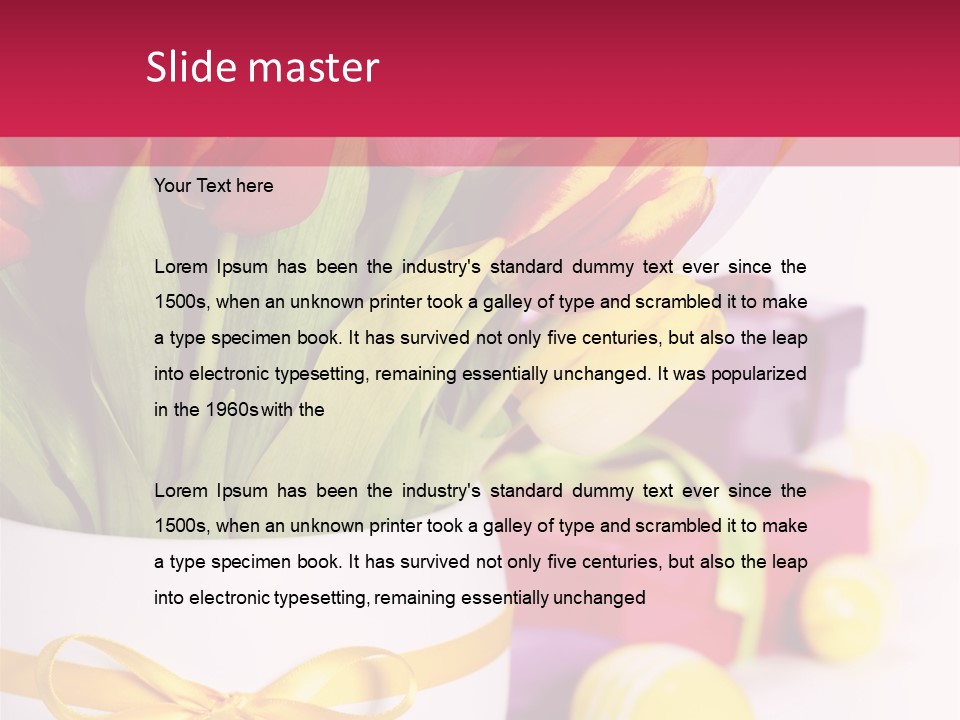 Yellow Nature Isolated PowerPoint Template