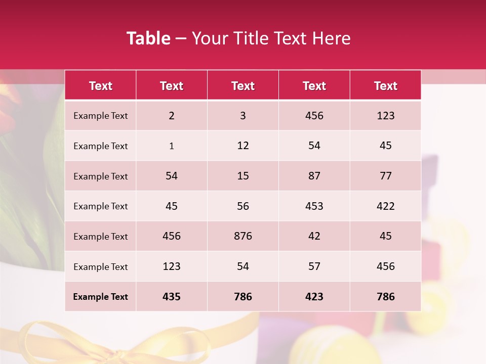 Yellow Nature Isolated PowerPoint Template