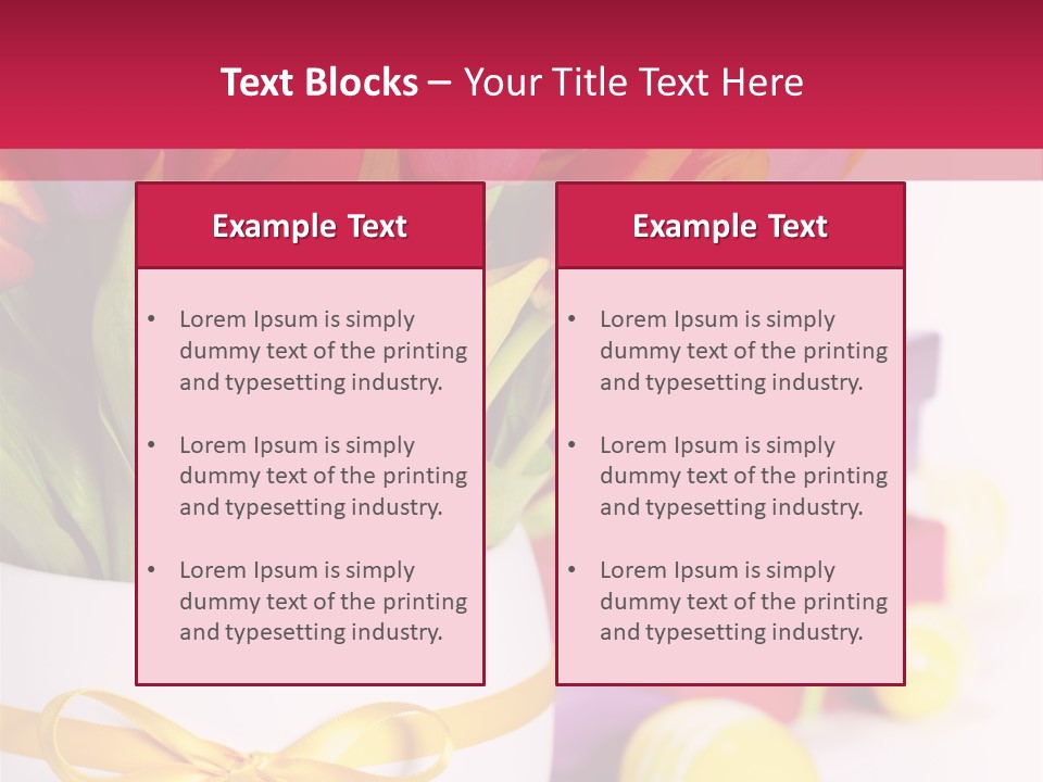 Yellow Nature Isolated PowerPoint Template