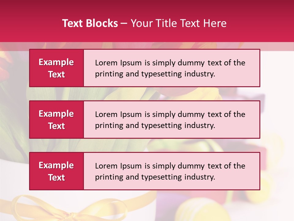 Yellow Nature Isolated PowerPoint Template