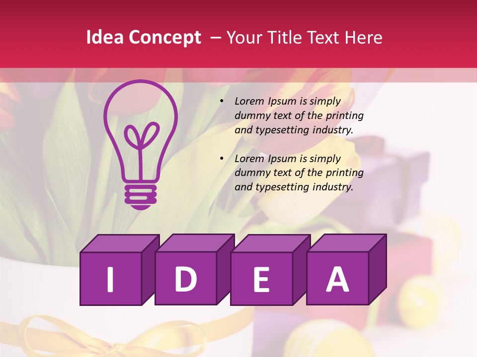 Yellow Nature Isolated PowerPoint Template