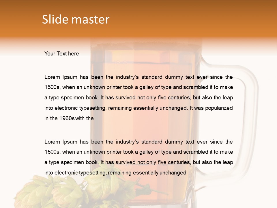 Stout Hop Light PowerPoint Template