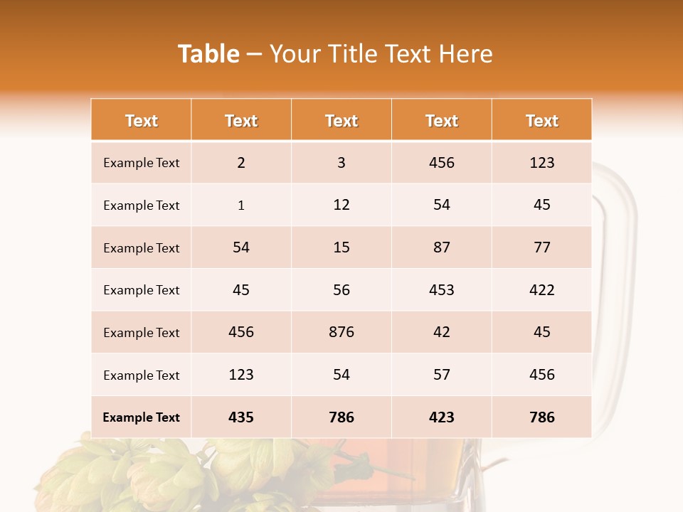 Stout Hop Light PowerPoint Template