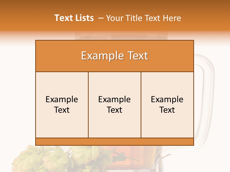 Stout Hop Light PowerPoint Template