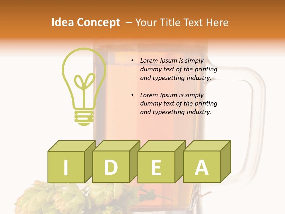 Stout Hop Light PowerPoint Template