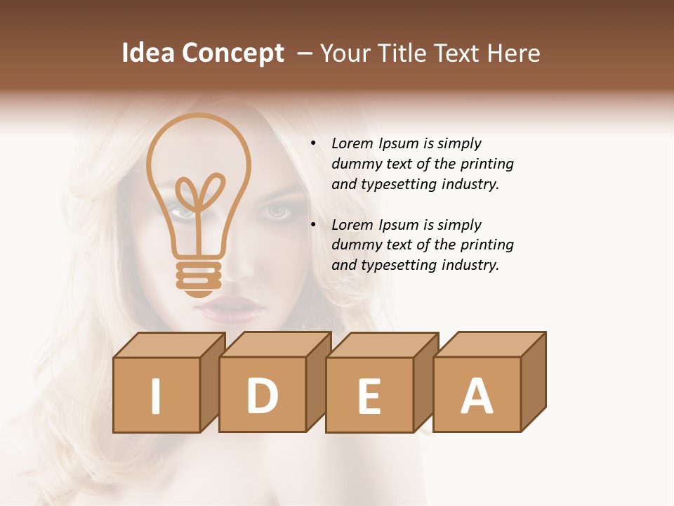 Sensual Gorgeous  PowerPoint Template