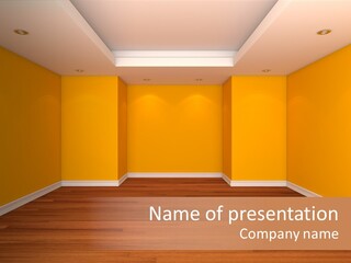 Interior Decor Empty PowerPoint Template