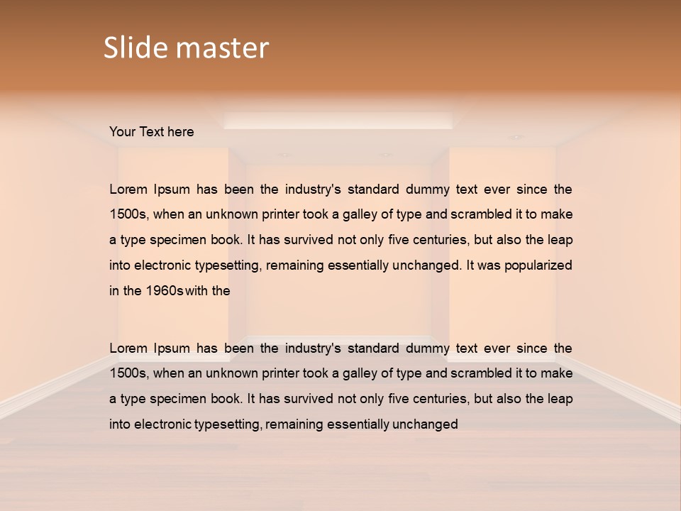 Interior Decor Empty PowerPoint Template