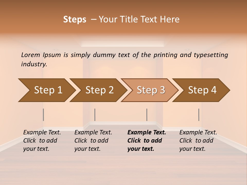 Interior Decor Empty PowerPoint Template