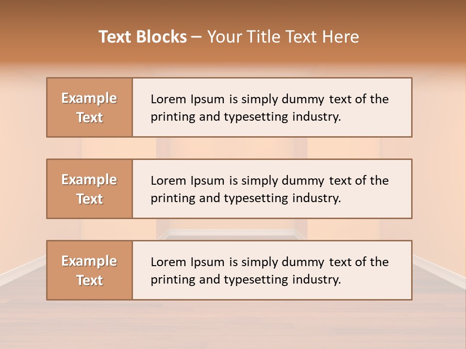 Interior Decor Empty PowerPoint Template