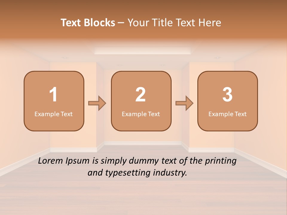 Interior Decor Empty PowerPoint Template