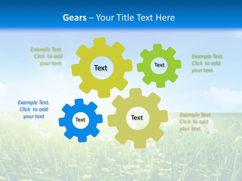 Outdoors Color Beautiful PowerPoint Template