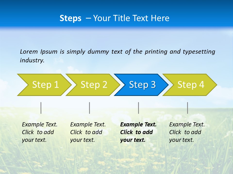 Outdoors Color Beautiful PowerPoint Template