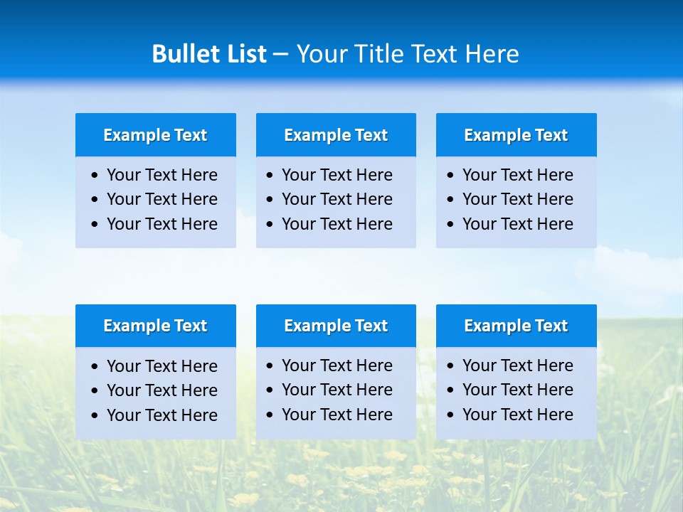 Outdoors Color Beautiful PowerPoint Template