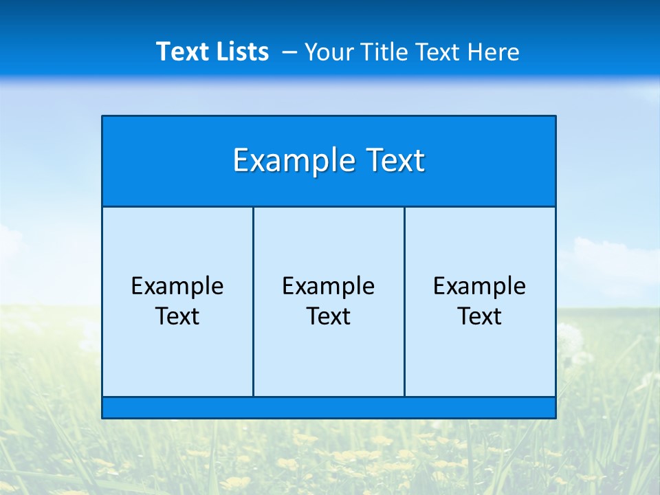 Outdoors Color Beautiful PowerPoint Template