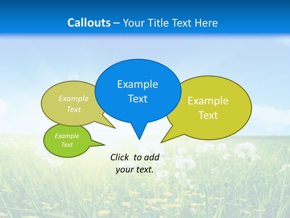 Outdoors Color Beautiful PowerPoint Template