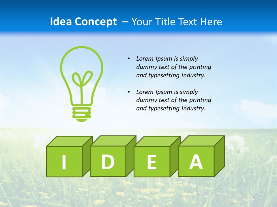 Outdoors Color Beautiful PowerPoint Template