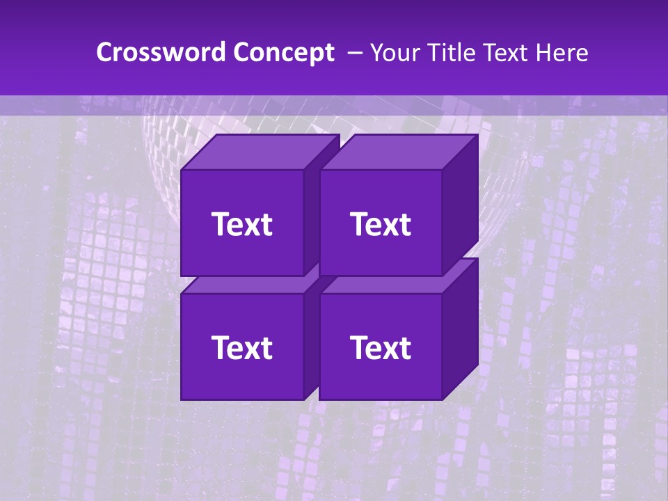 Background Glass Mirror PowerPoint Template