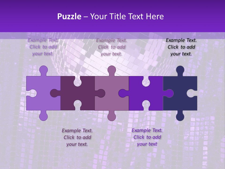 Background Glass Mirror PowerPoint Template