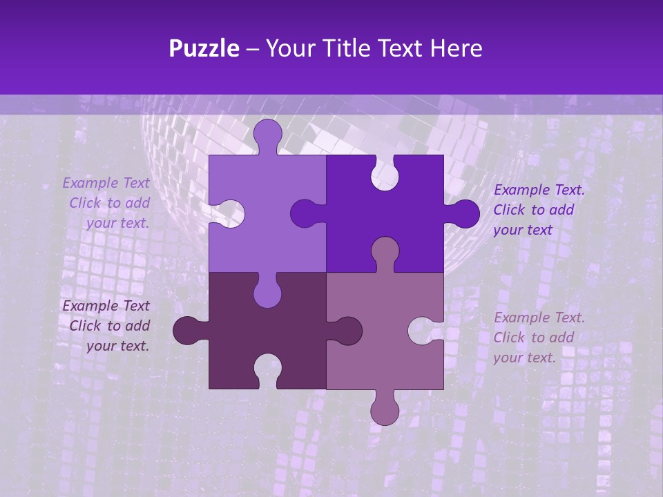 Background Glass Mirror PowerPoint Template