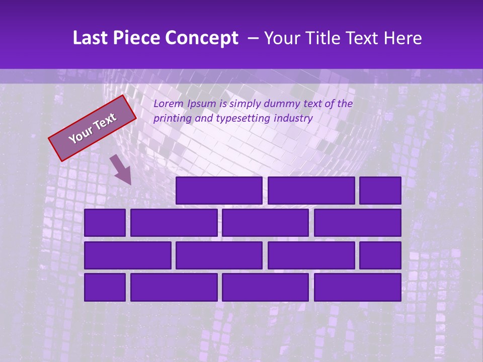 Background Glass Mirror PowerPoint Template