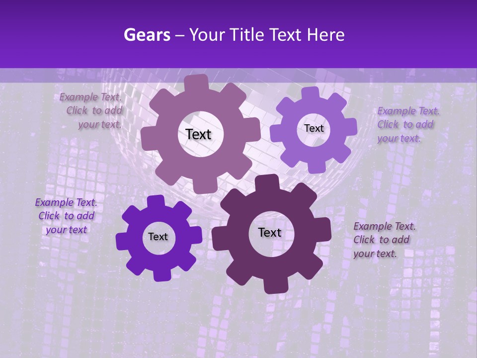 Background Glass Mirror PowerPoint Template