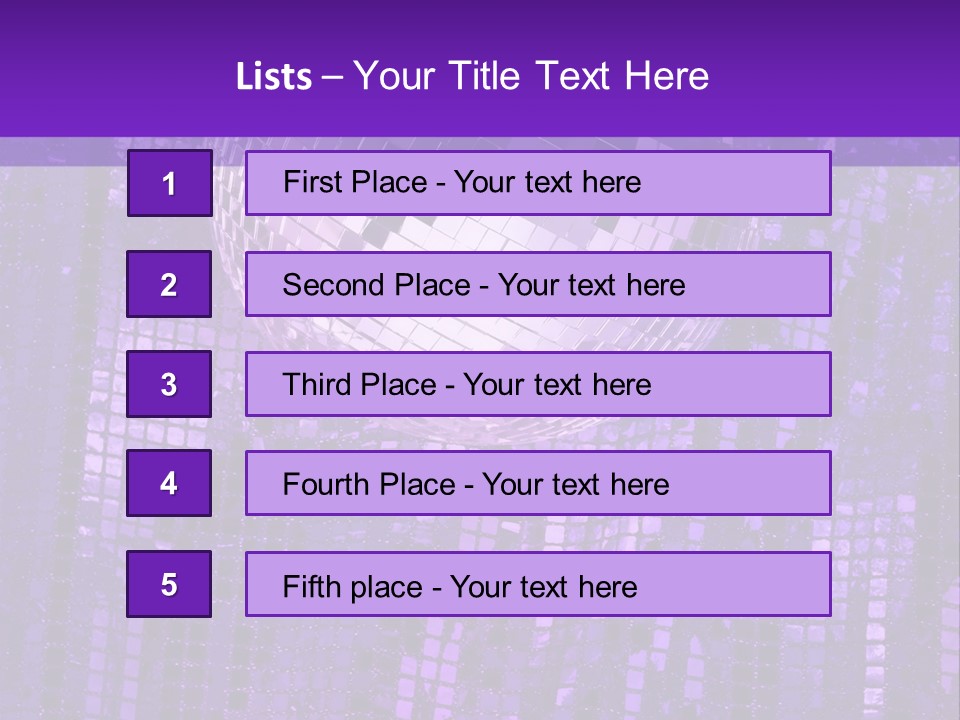 Background Glass Mirror PowerPoint Template