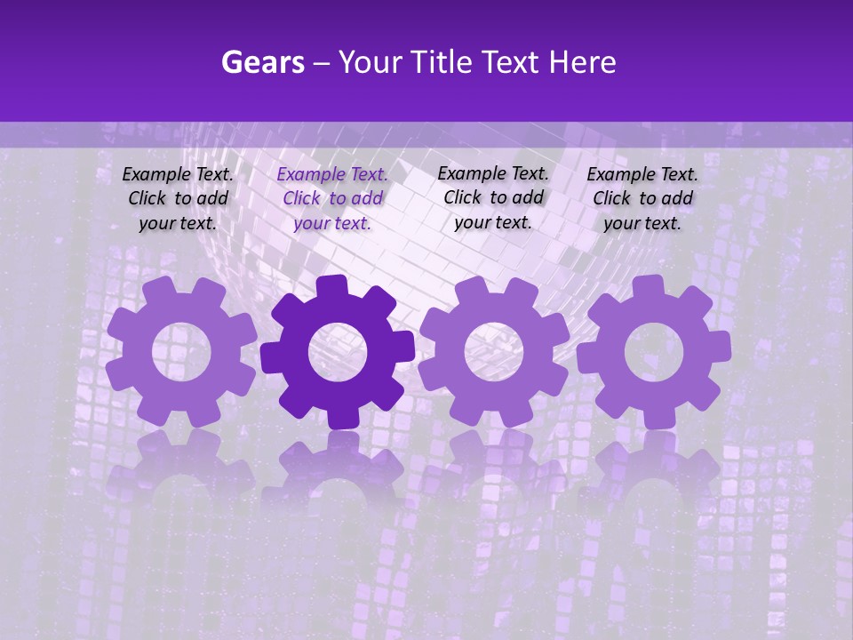 Background Glass Mirror PowerPoint Template