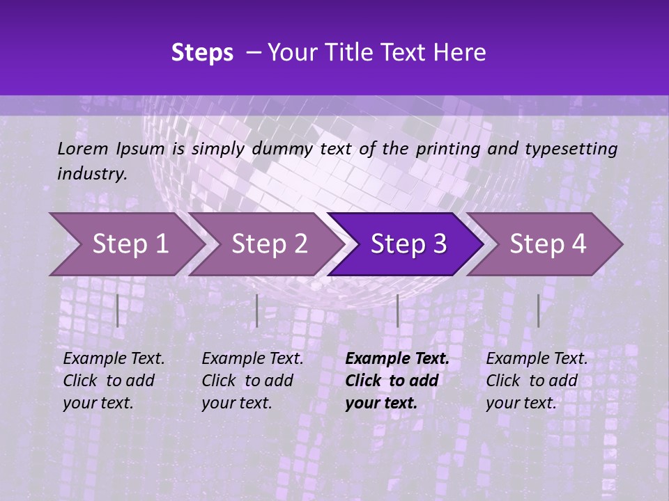 Background Glass Mirror PowerPoint Template