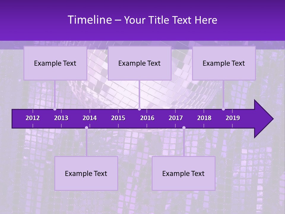 Background Glass Mirror PowerPoint Template