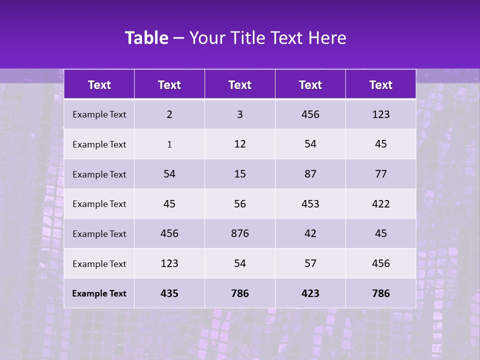 Background Glass Mirror PowerPoint Template