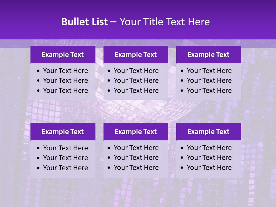 Background Glass Mirror PowerPoint Template