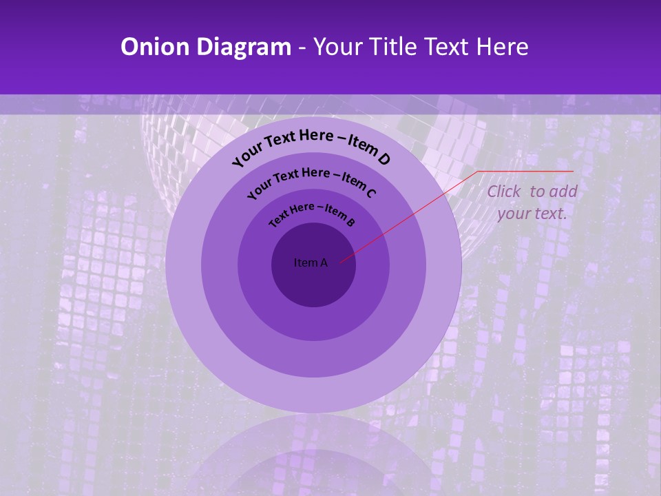 Background Glass Mirror PowerPoint Template