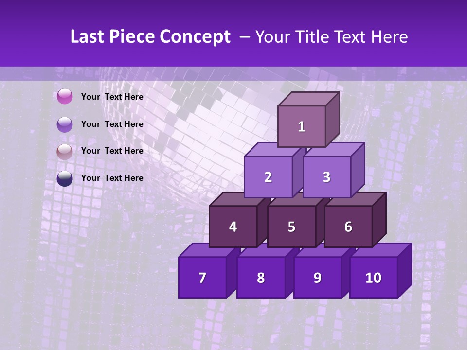 Background Glass Mirror PowerPoint Template