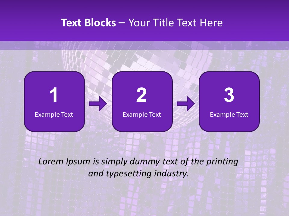 Background Glass Mirror PowerPoint Template