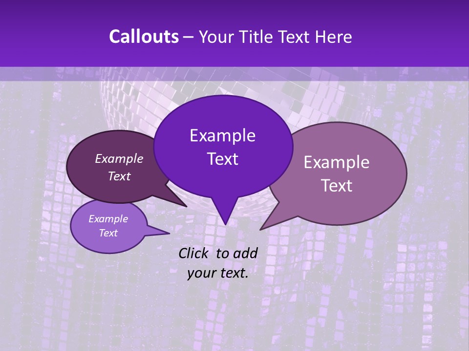 Background Glass Mirror PowerPoint Template