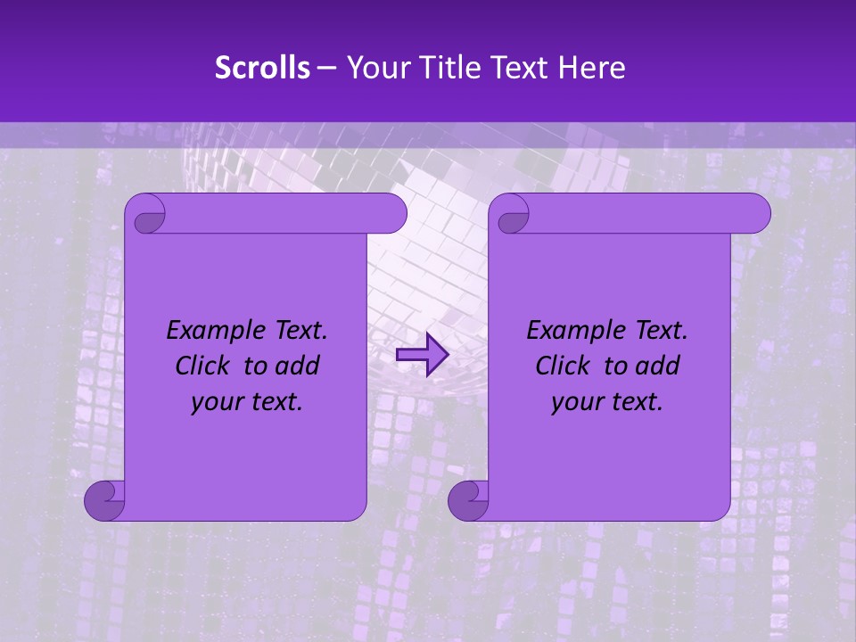 Background Glass Mirror PowerPoint Template