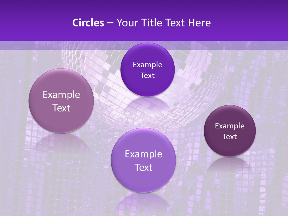 Background Glass Mirror PowerPoint Template