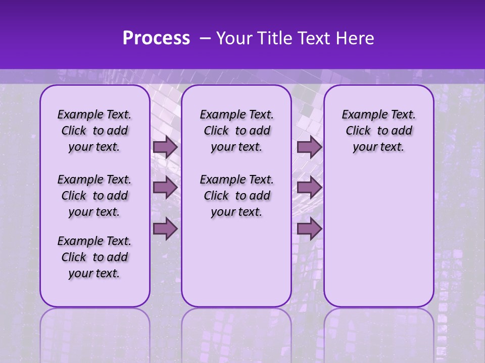 Background Glass Mirror PowerPoint Template