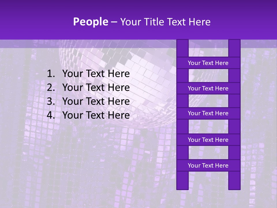 Background Glass Mirror PowerPoint Template
