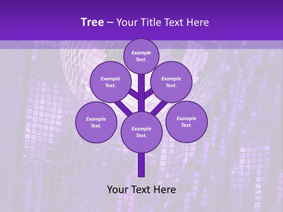Background Glass Mirror PowerPoint Template