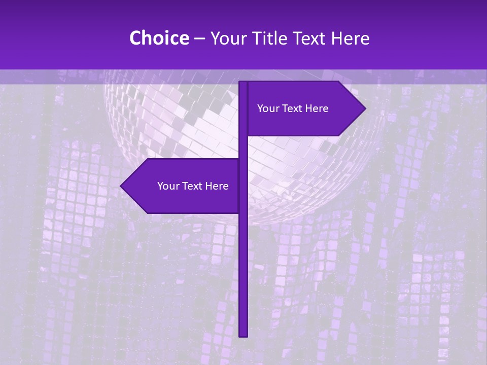 Background Glass Mirror PowerPoint Template