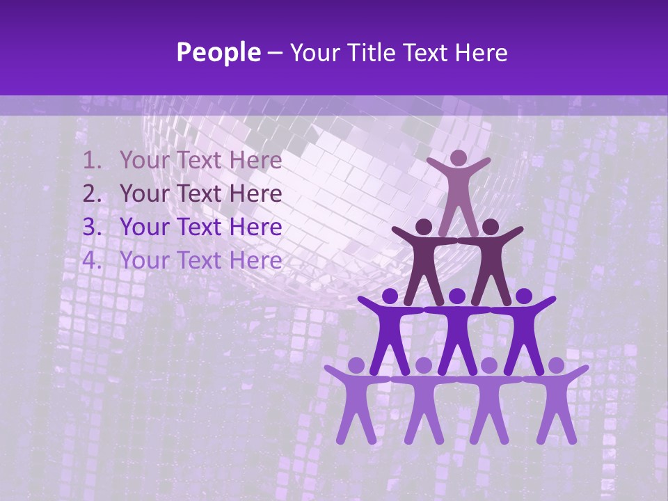 Background Glass Mirror PowerPoint Template