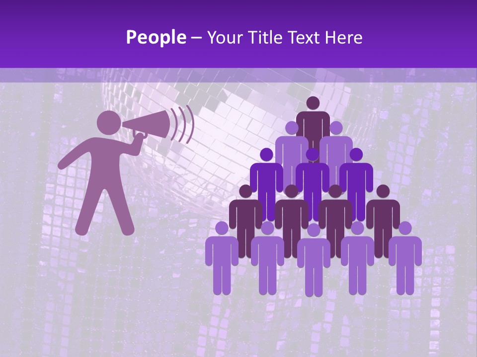 Background Glass Mirror PowerPoint Template