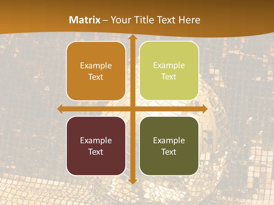 Sphere Glamour Sparkle PowerPoint Template