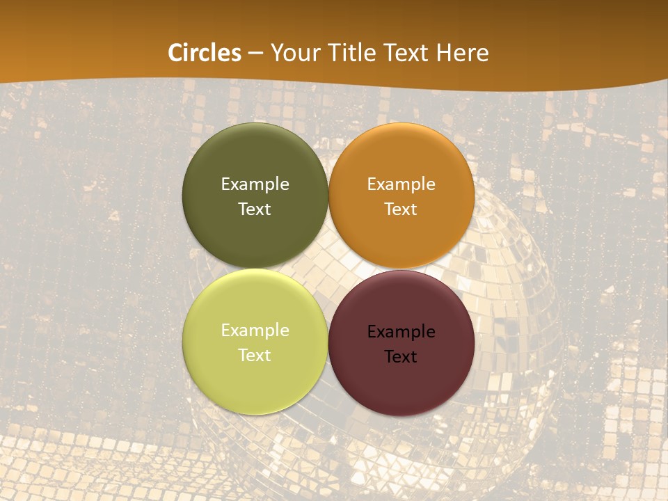 Sphere Glamour Sparkle PowerPoint Template