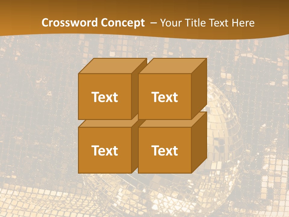 Sphere Glamour Sparkle PowerPoint Template