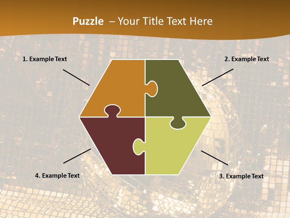 Sphere Glamour Sparkle PowerPoint Template