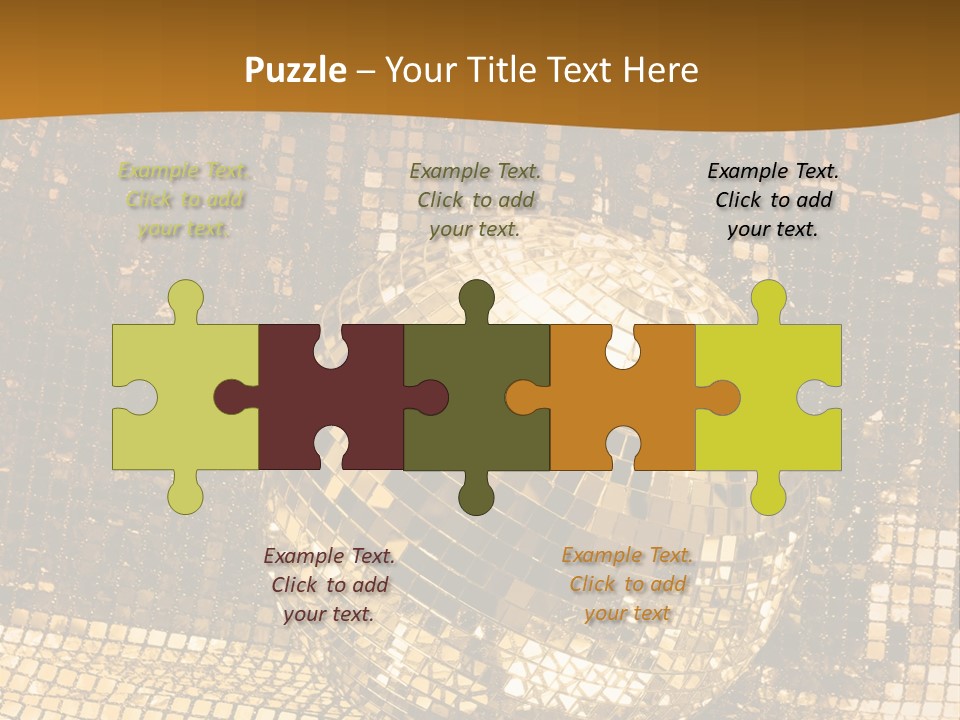 Sphere Glamour Sparkle PowerPoint Template