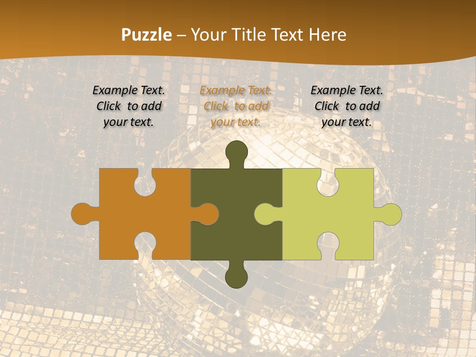 Sphere Glamour Sparkle PowerPoint Template